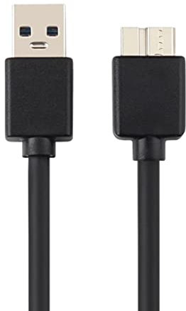 JSGHGDF 20cm/7.9'' USB 3.0 Type A to Micro B Male Adapter Cable for External Hard Drive and Smartphone