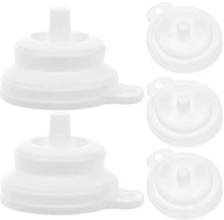 Ciieeo Imbuto Da Cucina in Silicone Da 5 Pezzi Compatto Per E Aceto Per Un Facile Trasferimento Multiuso Per La Casa Per Conserve Riutilizzabile Portatile