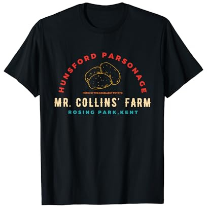 Hunsford Parsonage Mr. Collins' Farm Rosing Park, Kent T-Shirt