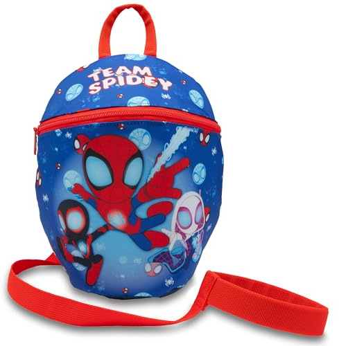 Marvel Spidey Kids Backpack With Reins Harness Spiderman Ages 1-3