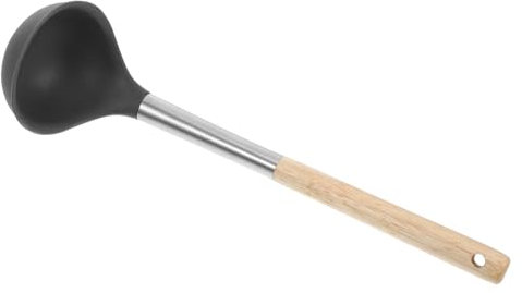 OKUMEYR Silicone Soup Ladle Mit Edelstahlgriff Multifunktionale Suppenkelle Für Saucen Suppen Und Mehr Spülmaschinenfestes Kochutensil Für Jede Küche