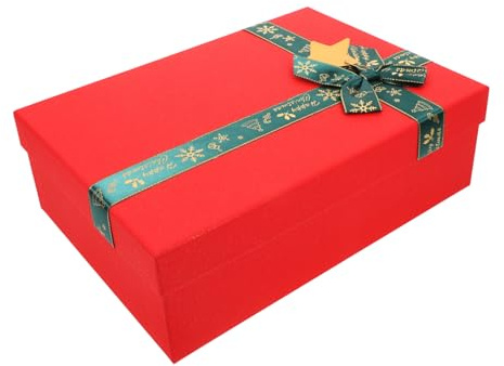 Hoement Weihnachten Candy Box Kleine Geschenkverpackung Aus Papier Partyzubehör Für Weihnachts-party Aufbewahrungsbox Für Süßigkeiten Kuchen Und Mehr