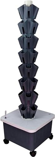 Sistema di Coltivazione idroponica Tower Tower, 8 strati/10 strati/12 Strati, Kit Completo per la Coltivazione di Erbe aromatiche da Interno.