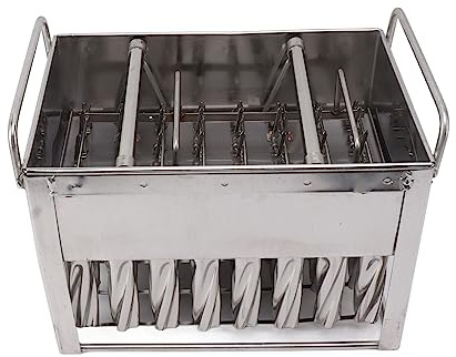 TOPINCN Lot de 40 Moules à Glace en Acier Inoxydable, Bâtonnets Réutilisables Faciles à Nettoyer, pour Sorbetières en Métal, pour Yaourt glacé et Glaces aux Fruits