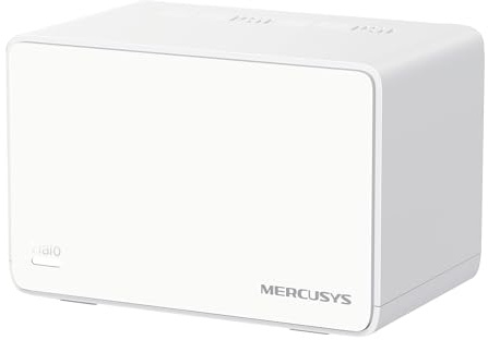 Mercusys Halo H80X (1 Paquete) - Sistema de Malla WiFi6 AX3000, 3 Puertos Gigabit, itinerancia fluida, MU-MIMO, Control Parental transmisión 4K y Alcance Completo en Toda la casa