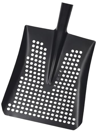 Dualoai Tête de Pelle de Tamisage, Pelle à Boue, Pièce de Pelle, Tête de Tamisage de Sable