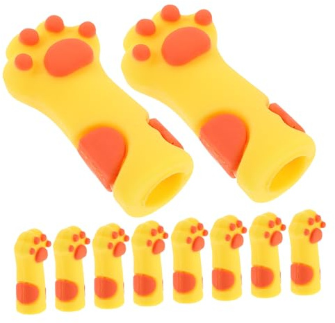ARTSEWPLY 10 Fundas Reutilizables Para Alicates Tijeras De Uñas Con Forma De Pata De Gato De Alicates Tapas De Manicura Con Forma De Pata De Gato Fundas De