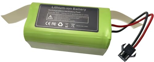 14.4V 2600mAh Li-Ion Batería de Reemplazo para Conga Excellence 950 990 1090 1790 1990, para Ecovacs Deebot N79 N79S DN622, para Eufy RoboVac 11 11S 12 15C 15T, 30 30C 35C, para IKOHS NETBOT S14 S15