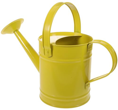 IWOWHERO Jarra de Riego de Hierro para Jardinería Capacidad de 1.5l, Diseño Ergonómico y Abertura Grande para Plantas de Jardín y Plantas de Interior