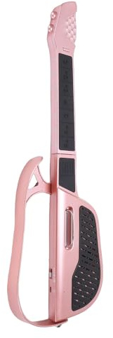 Luocute Kindergitarre, Intelligente Automatische Tonanpassung, Saitenlose, Faltbare Gitarre mit Integrierter Intelligenter Stimmtechnologie, für Anfänger-Kindermusikinstrument (Rot)