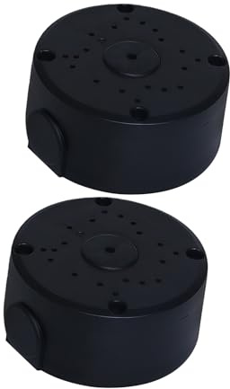 Soporte de pared para cámaras domo que ahorra espacio con guía de cable ABS resistente y soporte impermeable para exteriores