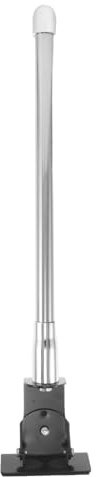 TOYANDONA Antena Decorativa para Coche 36 Cm Mástil de Metal Negro Resistente Corrosión Compatible SUV y Vehículos, Reemplazo de Antena de Radio y Accesorio Automotriz