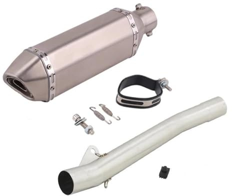 Generic Exhaust Pipe Silencer Motorcycle Middle Pipe For Suzuki GSF600 Bandit GSF 600 1995-2006 Exhaust Escape Mid Link Tube Connector Muffler Motorbike Connecting Tube