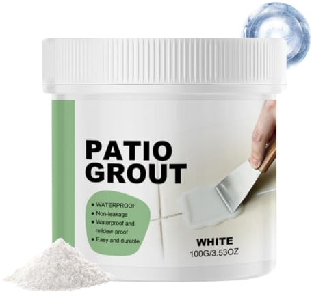 Lechada para Baldosas Patio 100g Adhesivo de Secado Rápido y Duradero