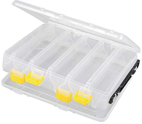 Spro Hardbaits Box M 20x15,5x4,5cm - Angelbox für Wobbler & Blinker, Angelkasten für Kunstköder, Köderbox für Barschwobbler