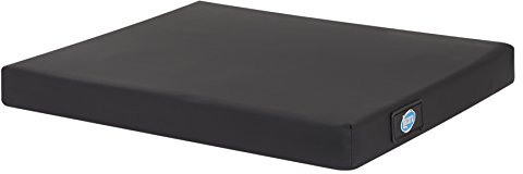 Lacura Q-Gel Cushion, 20 x 18 x 2, Gel Padded Cushion for Seats, Wheelchairs, and Cars, 2 Density Foam Padding with Antimicrobial Vinyl Cover, Provides Pain Relief and Support for the Legs and Back