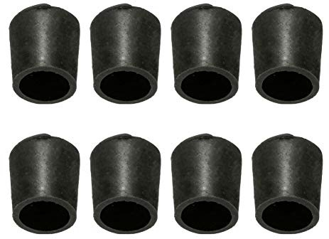 8 PCS Rubber Chair Floor Protector Ferrule Cap End Tips Chair Leg Caps Rubber Feet Table Covers Protectors for Hardwood Floors (22mm)