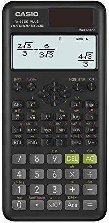 Casio FX-85ES PLUS-2 - Calculadora científica, 252 funciones, 11 x 77 x 162 mm negro