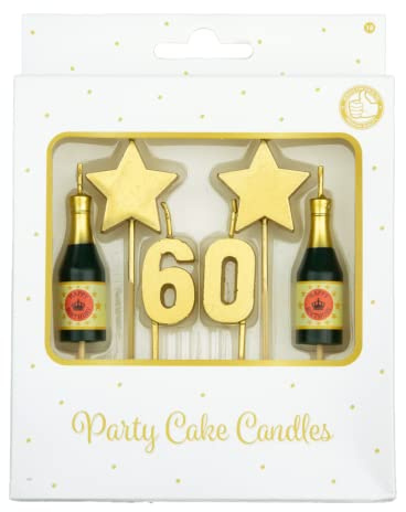 Bougies Paperdreams - Bougies à gâteau - 60 ans