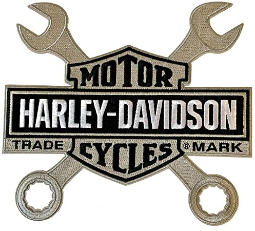 Harley Davidson Aufnäher Bar&Shield with Wrenches groß