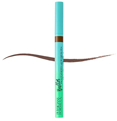 Physicians Formula, Butter Palm Feathered Mikro-Augenbrauenstift, ultra-präzise, mit Keratin, Murumuru Butter, Cupuaçu Butter, Tucuma Butter, essentiellen Fettsäuren - Provitamine, Universal Brown