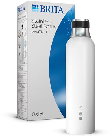 Botella Brita SodaTRIO 0.5L Blanca