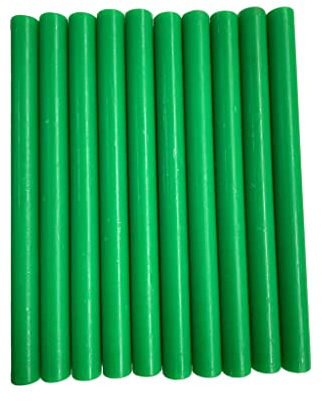 10 Stück matt hell Weihnachten Grün Klebepistole Siegelwachs Sticks für Wachssiegel, Stempeln Geschenke