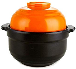 SUNMME Cocotte - Four émaillé. Petite cocotte Ronde en Fonte émaillée Classique en grès