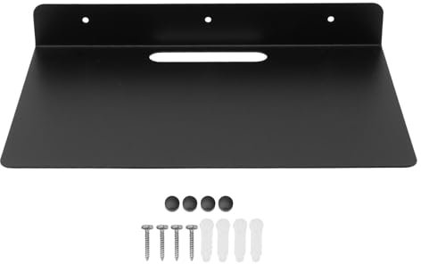 Gsycle Schwimmender TV-Ständer, DVD-Regal, Projektor-Regal, Gaming-Regal, Box-Regale, Spielekonsolen-Wandhalterung Für Medienkonsole, Modem, Kabelbox