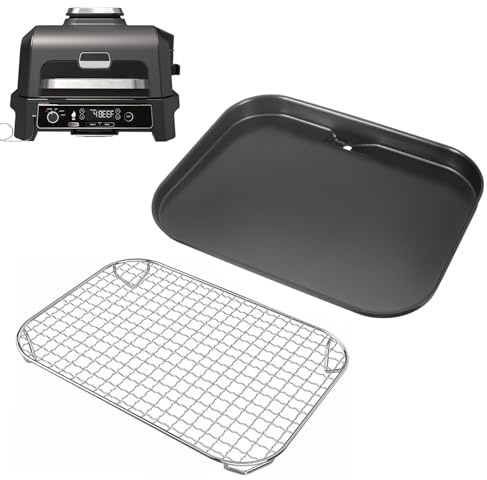 Plaque de cuisson et grille pour barbecue Ninja Woodfire OG700 Series OG700, plaque de cuisson à dessus plat anti-adhésive pour Ninja XSKGRDPLT Woodfire OG701 OG751, accessoires, insert