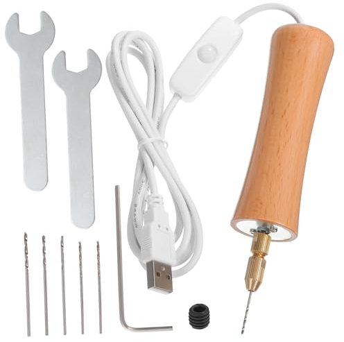 BEBEMOKO Taladros Eléctricos Para Resina Taladro Manual Joyería Perforación Precisa