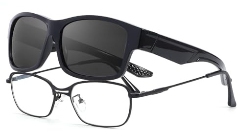 LVIOE Überzieh Sonnenbrille für Herren Polarisierte Linse