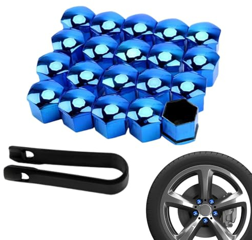 Tappi per dadi pneumatici per auto, tappi per dadi per pneumatici,Coperchi per dadi ruota Tappo protettivo | Coperchi per dadi pneumatici, 20 pezzi di copertura, tappo a vite per pneumatici P