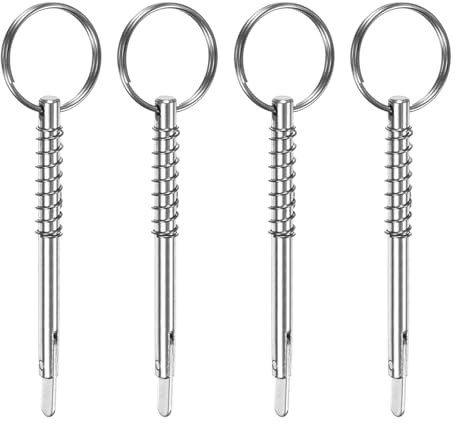 M METERXITY Quick Release Pins, 316 Stainless Steel Bimini Top Pin with Drop Cam & Spring for Deck Boat Canopy