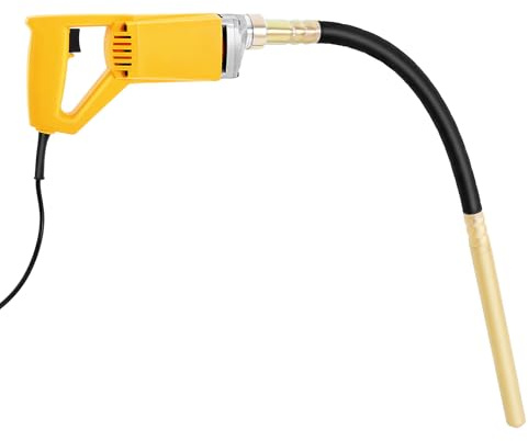 Agitateur électrique pour béton, 850 W, avec arbre vibreur et tuyau de 1 m, 4500 tr/min, compresseur de béton manuel pour béton,
