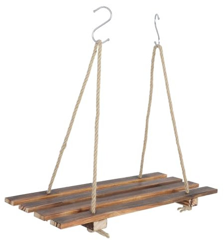 Toyvian Hölzern Pflanze Halter Für Küche Zubehörteil Blume Aufhängen Draussen Holz Fenster Halter Balkon Pflanze Wohnzimmer Schlafzimmer