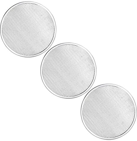 Toyvian 3pièces Plaque à Pizza Ronde Pour Four Plat à Pizza Multifonctionnel Ustensile De Cuisine Pratique Pour Cuisson Conservation Des