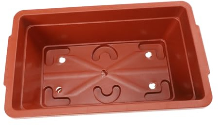 UPKOCH 5pezzi Cassetta Per Piantare Verdure Vaso Di Fiori in Plastica Vaso Per Piantare Da Balcone Fioriera in Plastica Per Cortile Per Giardino Veranda Patio e Arredamento Per Casa