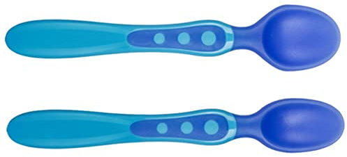 IMIKEYA 2 Stück Temperaturfühlende Babylöffel Beim Füttern für Beikosteinführung Freies Material Ergonomisches Design für Kleine Hände