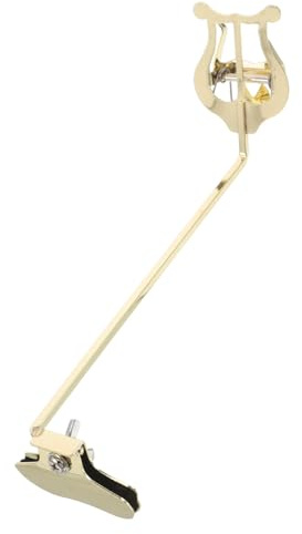 Gatuida Notenclip-halter für Sopransaxophon Klemmhalterung Lyra für Blasorchester Marschmusik Reisen Schnellmontage Robust Konstruiert