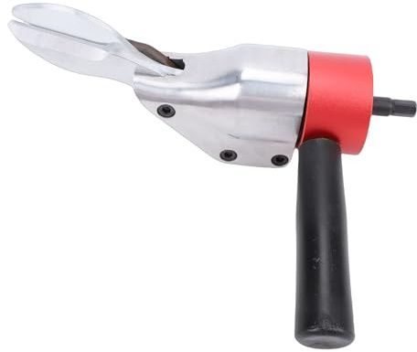 Oreilet Blechschneider für Akkuschrauber Elektrisch, Metall-Scherenbohraufsatz, Blechbohrer, Metallschneider, Kompatibel Bohrer für Eisen, Edelstahl, Teppich, Karton, Bohrmaschine