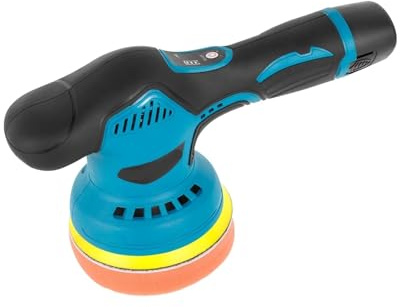Electric Polishing Machine Cordless Battery Powered Polisher Mini Automotive Wireless Polisher with 8 Adjustable Speed Hand-held for Car Boat Sanding Polishing Waxing