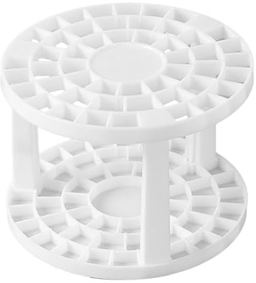 NOENNULL Support de Pinceau de Maquillage, Support D'affichage de Pinceau Cosmétique, de Séchage à L'air pour Brosse, de Sèche-brosse en Plastique, Gain de Place, Organisateur de Maquillage pour