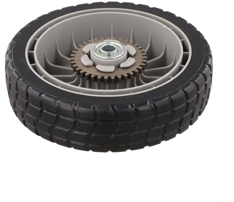 Ruota di ricambio per tosaerba da 20,3 cm, compatibile con Honda, ruota in gomma in plastica, adatta a 44710-VL0-L02ZB 42710-VE2-M02ZE, parte di riparazione di attrezzature da giardino all'aperto