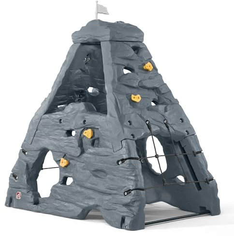 Step2 Skyward Summit for Kids, Climbing Wall Playset for Toddlers, Ages 4 –8 Years Old, Easy to Assemble Kids Outdoor Playground for Backyard