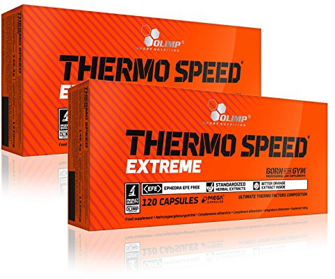 Olimp Thermo Speed Extreme Mega Caps 2 x 120 Kapseln, (2 x 154,8 g)