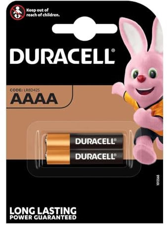 Duracell Batterien 2 er-Pack: Ultra AAAA - 1.5V - Alkali-Batterien AAAA