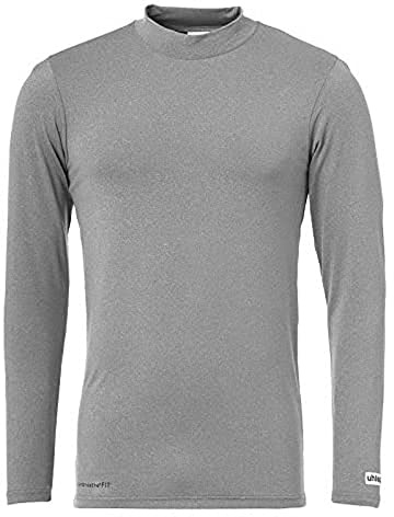 uhlsport herr Shirt Distinction Colors baslager tröja Mörkgrå melange XX-L