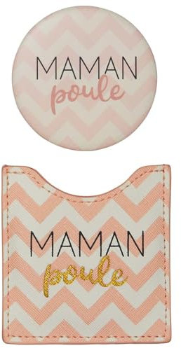 DRAEGER PARIS 1886 Toga 76005878 - Espejo Redondo de Bolsillo para Llevar a Cualquier Parte cumpleaños, para Todas Las Ocasiones. Dimensiones: 8,5 x 8 cm