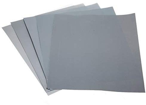 DUO ER 5pcs húmedo y en seco del Papel de Lija Mezclados Clasificados Grit 2000 2500 3000 5000 7000 Resistente al Agua Papel de Lija Herramienta de Pulido Abrasiving 28x23cm